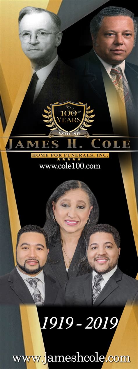 James cole funeral home - Karla M. Cole is the president of James H. Cole Home for Funerals, Inc. located in Detroit, MI. Mrs. Cole has been in charge of the daily operations and continued success of the business since her father, James H. Cole Jr., passed in 1991; she represents the third generation of the family owned business. Karla Cole graduated from the Cincinnati ...
